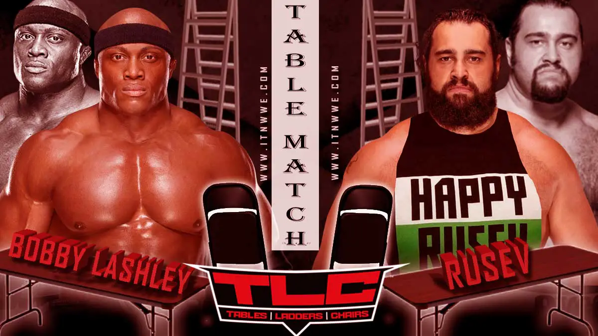 Bobby Lashley vs Rusev TLC 2019