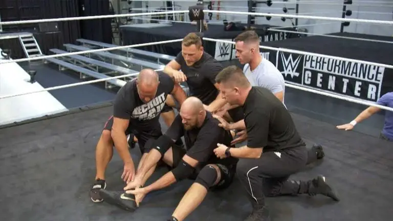 Braun Strowman Attacks Tyson Fury at WWE Performance Center