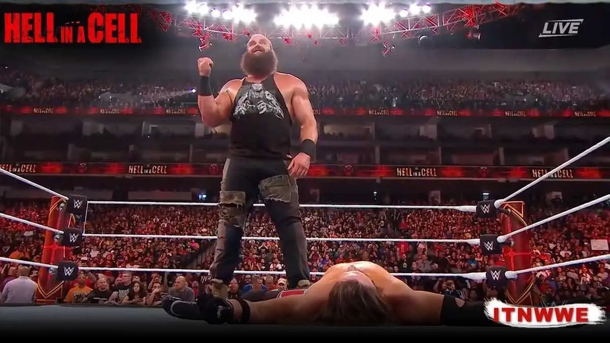 Brau Strowman Put Down AJ Styles At Hell In A Cell 2019