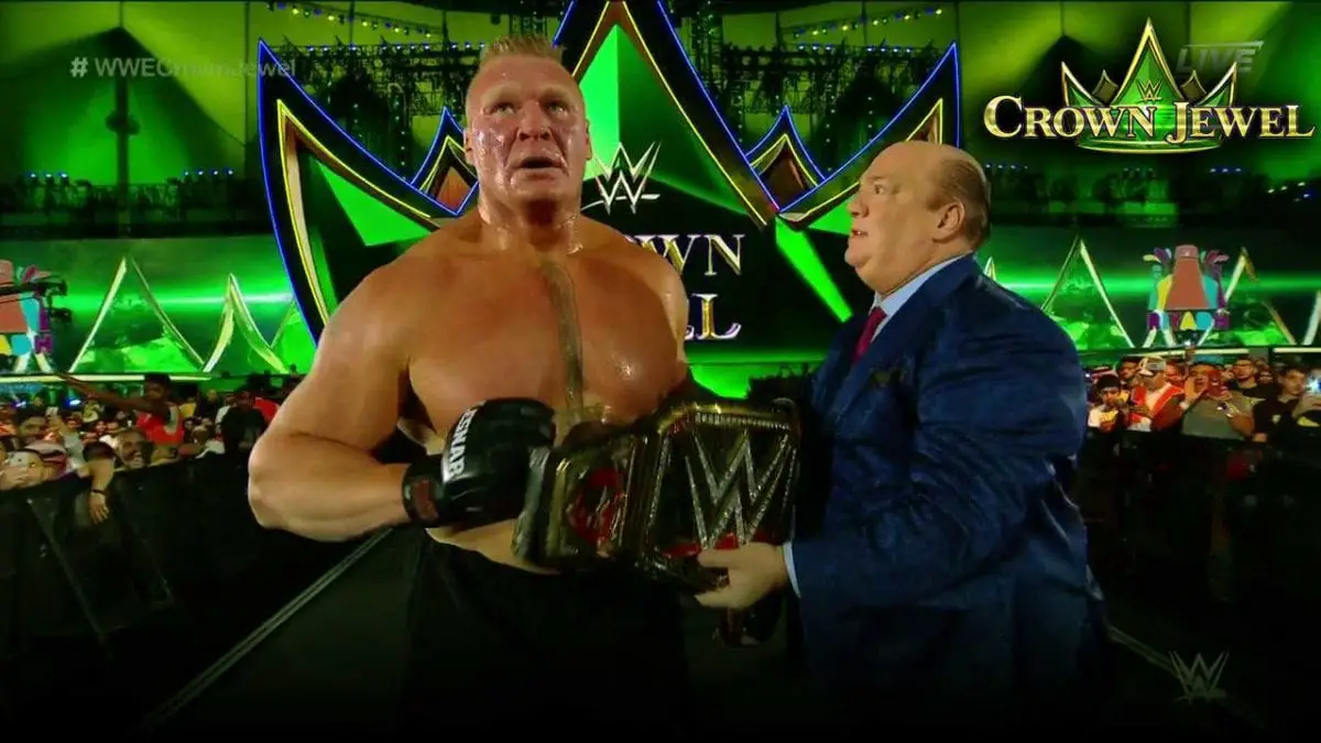 Brock Lesnar Retain WWE Championship at Crown Jewel 2019