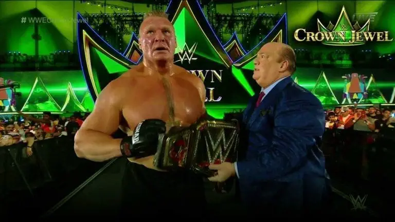 Brock Lesnar Retain WWE Championship at Crown Jewel 2019