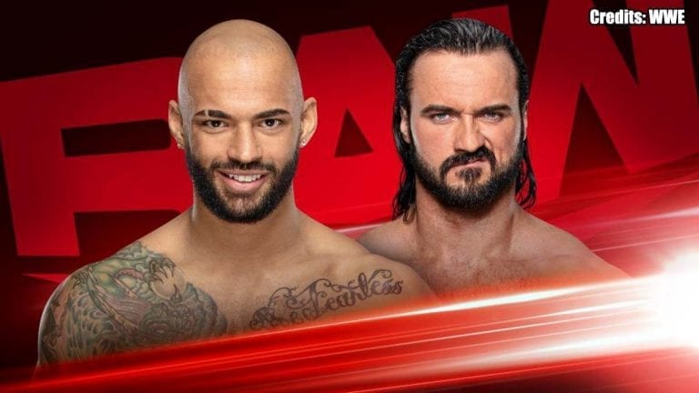 Drew McIntyre vs Ricochet Rematch Announced for RAW Tonight