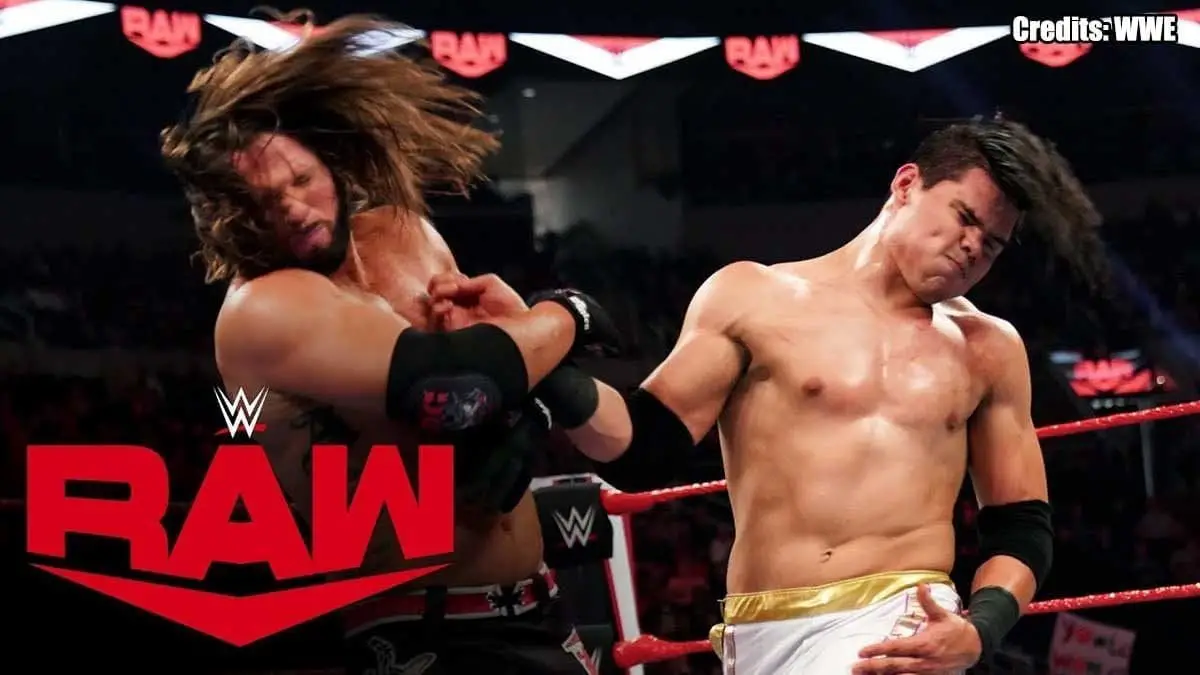 Humbert Carrillo vs AJ Styles RAW 28 October 2019