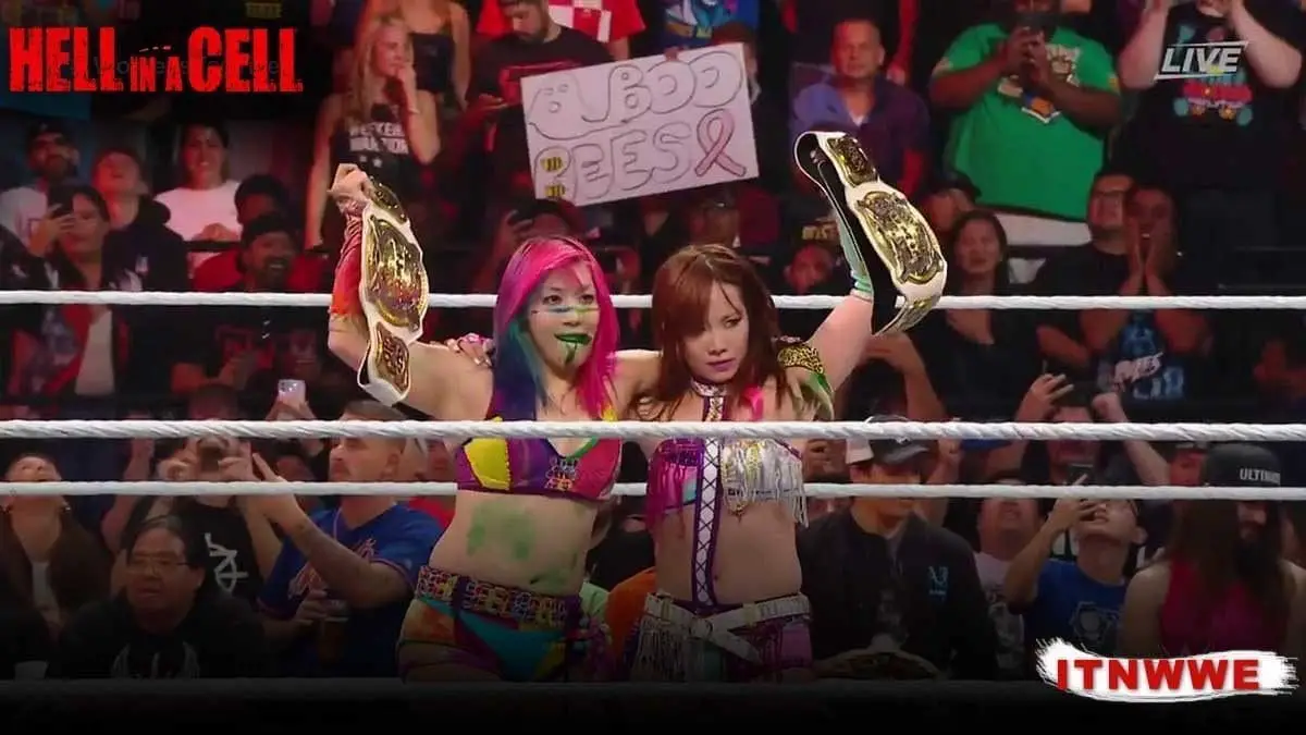 Kabuki Warriors Becomes NEw Women's Tag Team Champions at Hell In A Cell 2019
