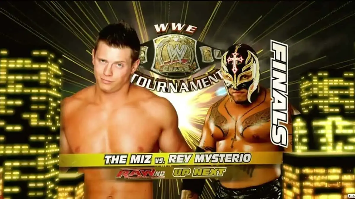 Rey Mysterio vs The Miz WWE Championship at Raw 25 july 2011