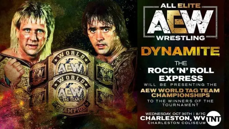 Rock N’ Roll Express To Present AEW World Tag Team Titles