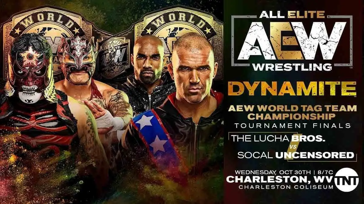 SCU vs Lucha Bros AEW Tag Team Final Dynamite 30 October 2019