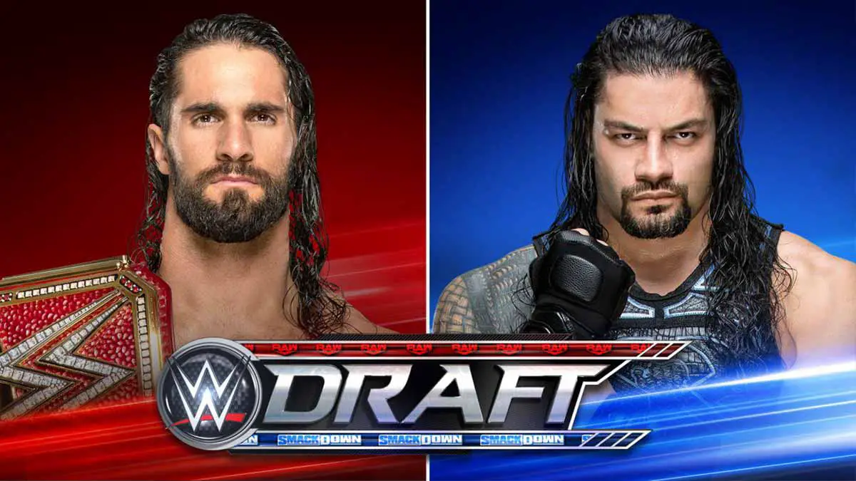 Seth Rollins vs Roman Reigns Announced for First Draft Pick
