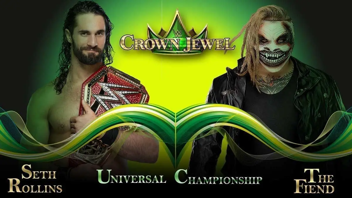 Seth Rollins vs The Fiend Universal Championship WWE Crown Jewel 2019