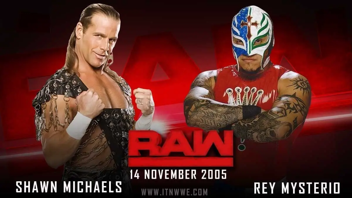 Shawn Michaels vs Rey Mysterio 14 November 2005