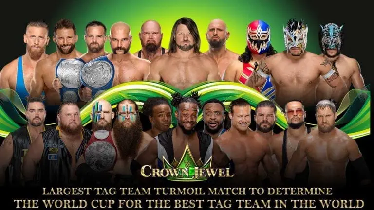 Tag Team Turmoil Fixed for World Cup at Crown Jewel 2019