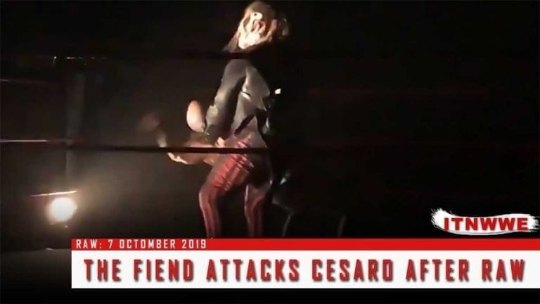 Cesaro Attacked by The Fiend & Tyson Fury after RAW Goes Off Air