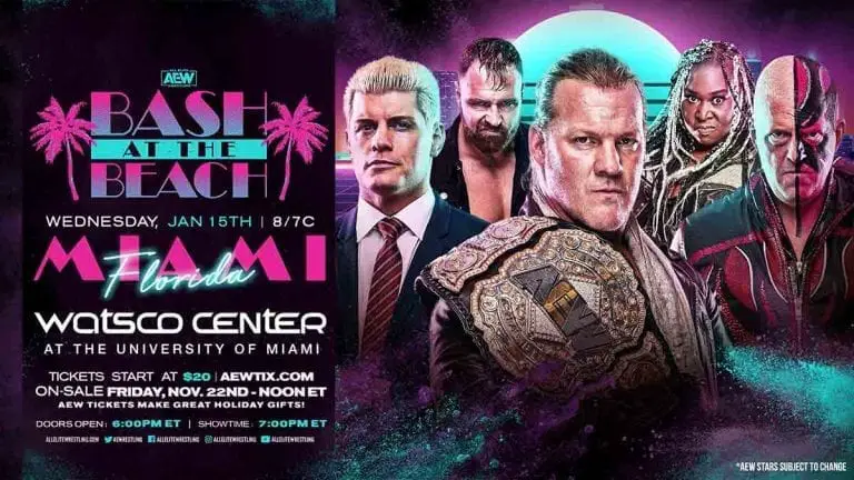 AEW Dynamite Bash At The Beach Result & Updates- 15 January 2020