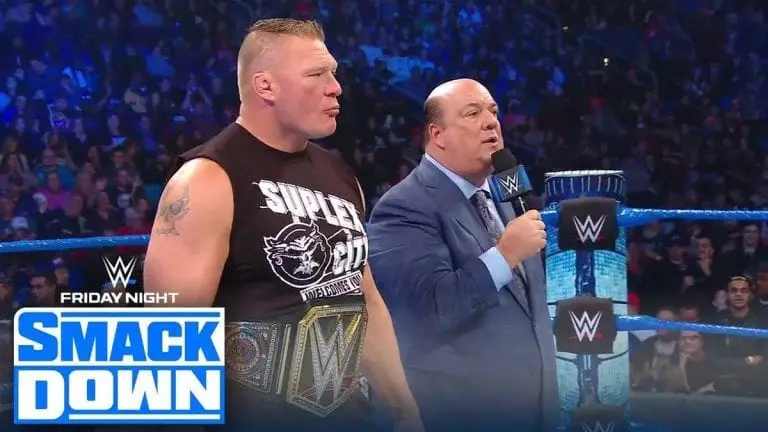 WWE Champion Brock Lesnar Quits Friday Night SmackDown