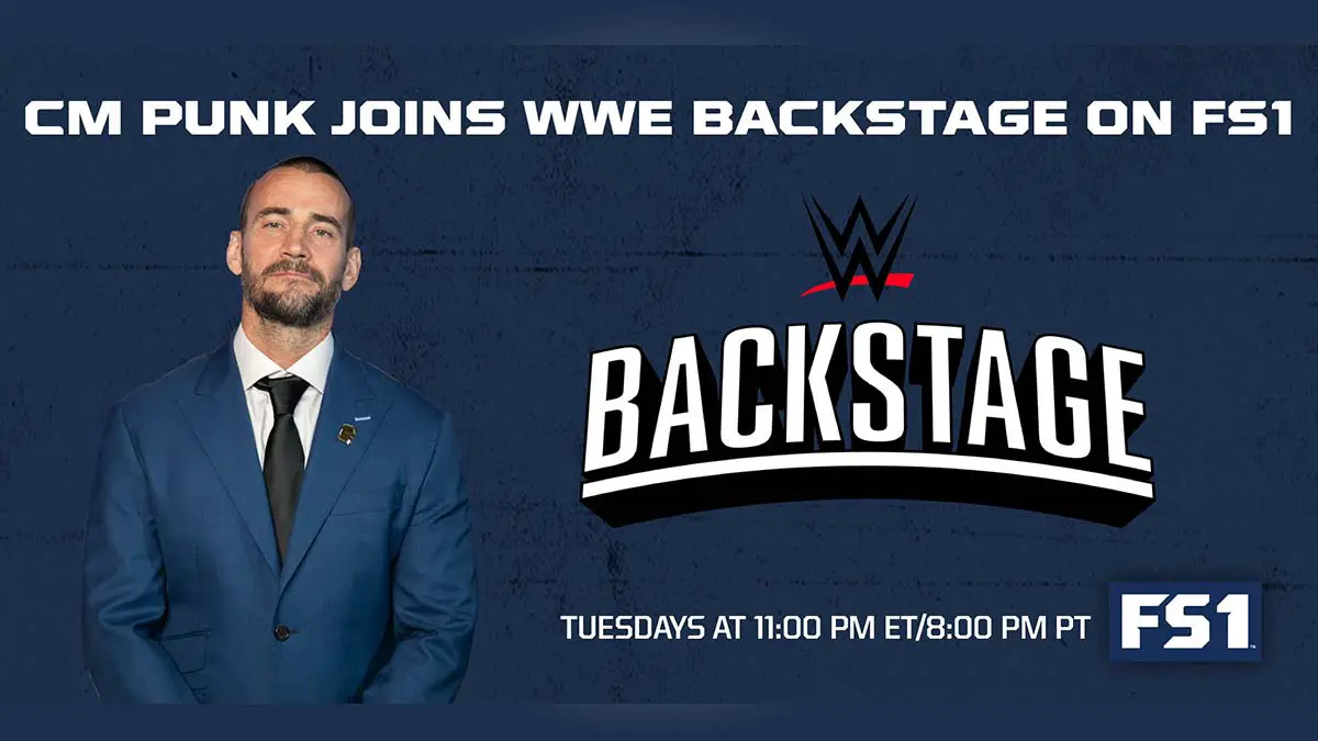 CM Punk Joins FS1's WWE Backstage as Contributor