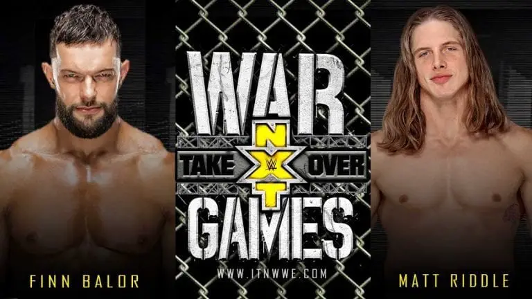 Finn Balor vs Matt Riddle Announced For WarGames 2019