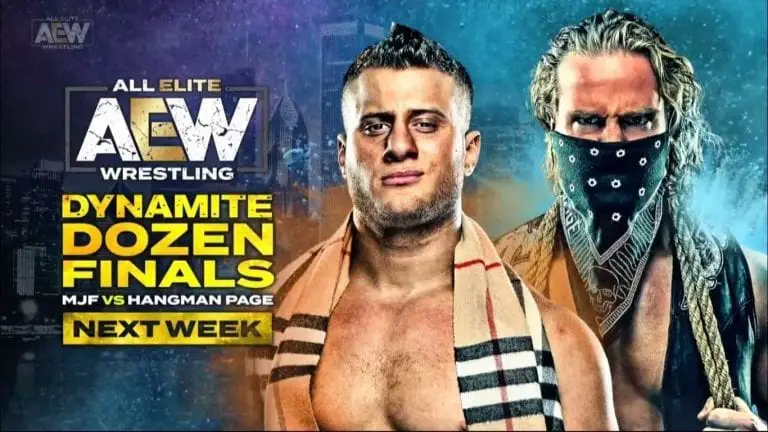 "Hangman" Adam Page vs MJF - Dynamite Dozen Final for AEW Diamond Ring