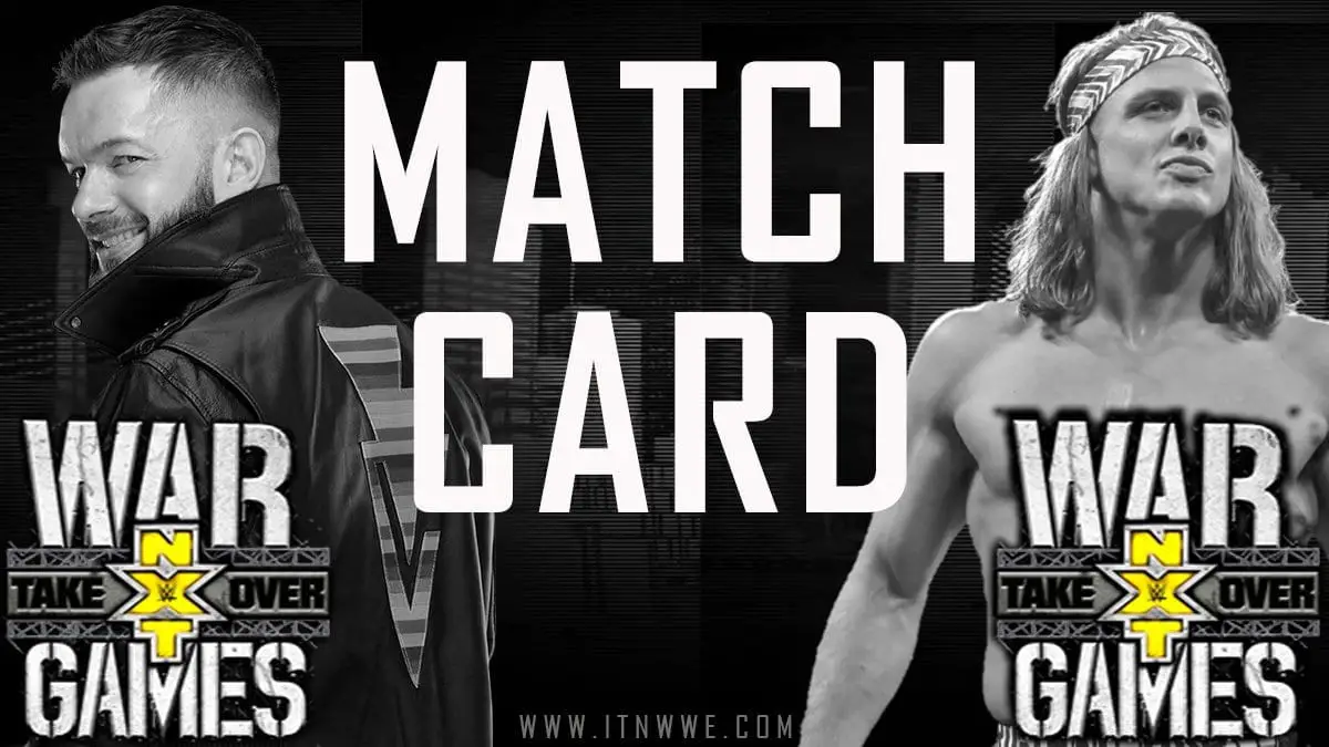 NXT TakeOver- Wargames 2019 Match Card