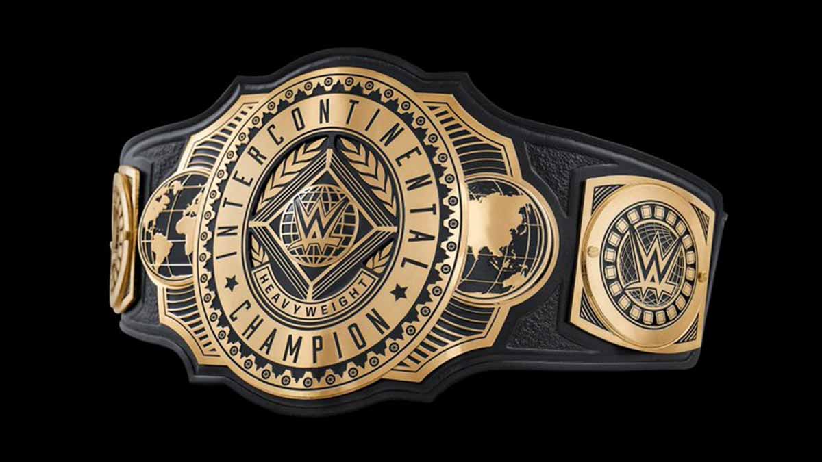 New WWE Intercontinental Championship Title Belt