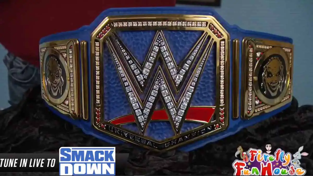 New WWE Universal Championship belt