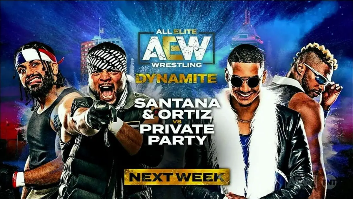 Private Party vs Proud & Powerful AEW Dynamite 20 November 2019 1