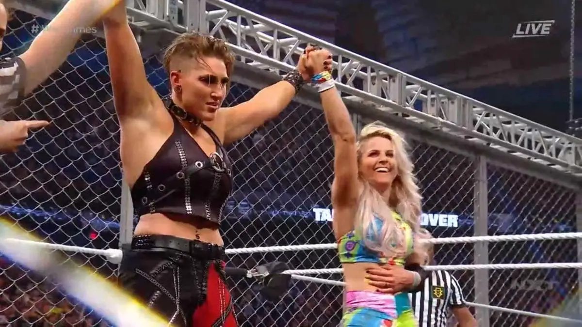 Rhea Ripley & Candice Win Women WarGames 2019 Match