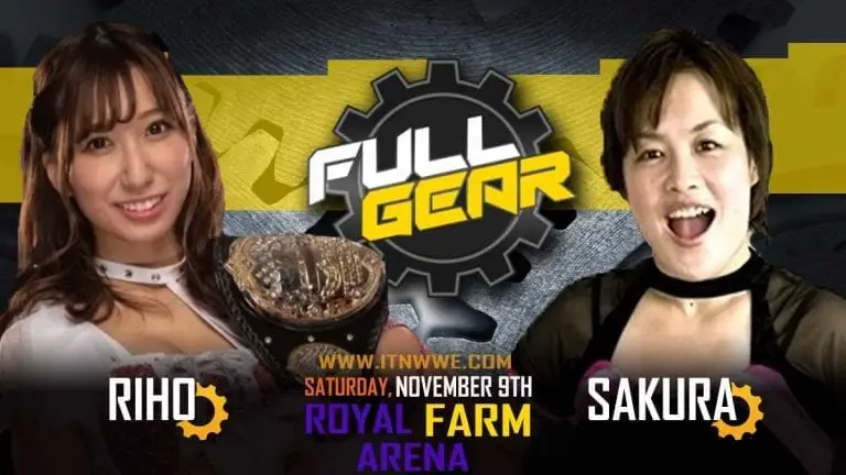 Riho vs Emi Sakura - AEW Women's Championship match at AEW Full Gear 2019