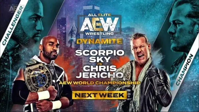 Chris Jericho vs Scorpio Sky - AEW World Championship Dynamite 27 November 2019