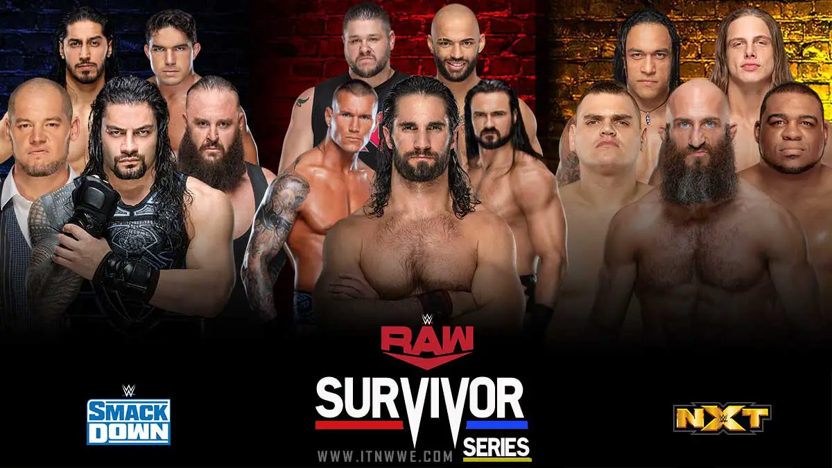 Team Raw vs Team Smackdown vs Team NXT WWE Survivor Series 2019