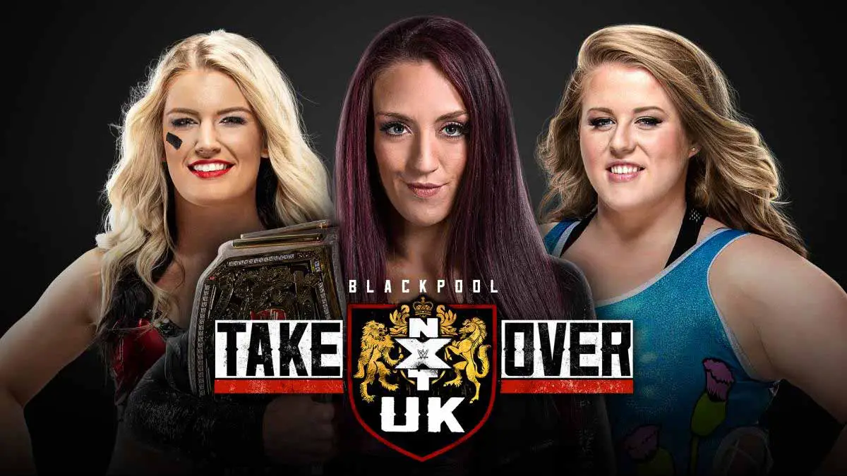 Kay Lee Rae vs Piper Niven vs Toni Storm NXT UK Women Championship Match, Takeover Blackpool II