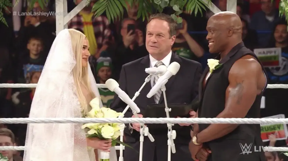 Lana & Lashley Wedding segment