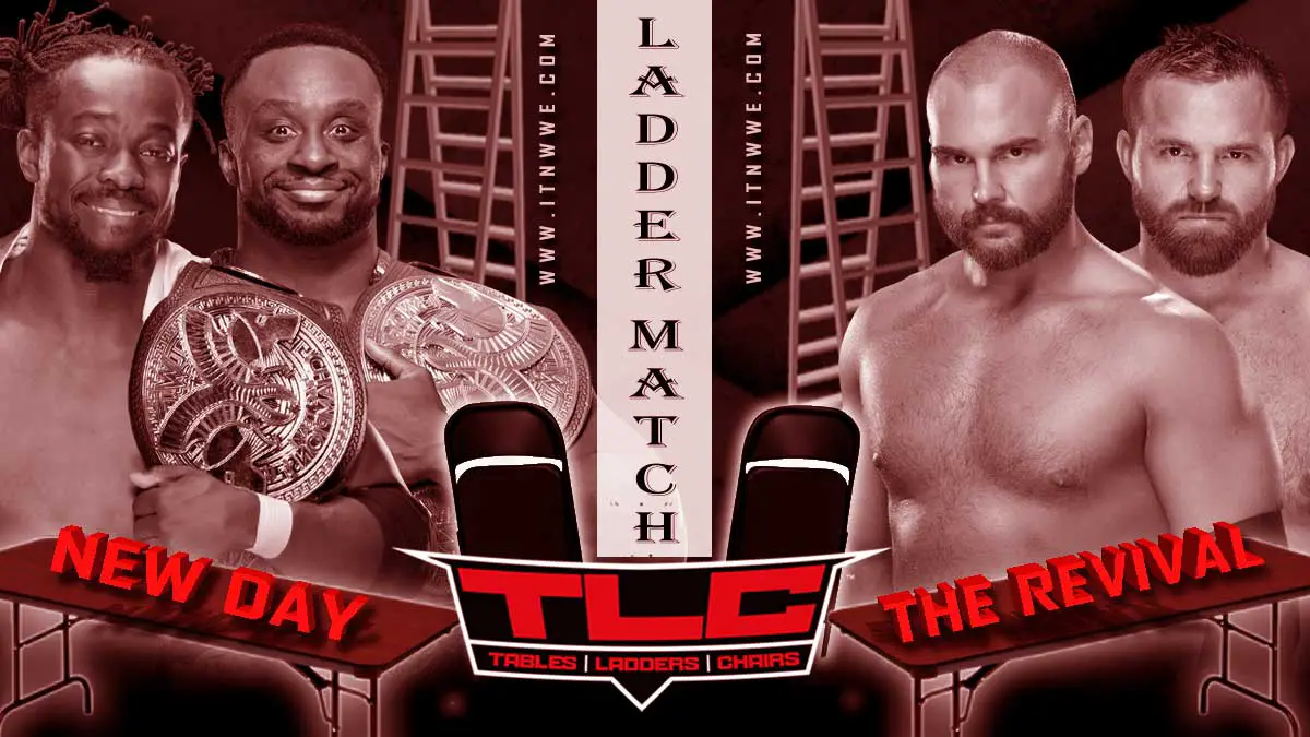 New Day vs Revival Ladder Match for WWE SmackDown Tag Team Championship at TLC 2019