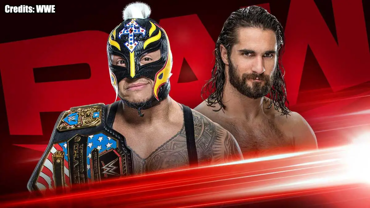 Rey Mysterio vs Seth Rollins RAW 23 December 2019