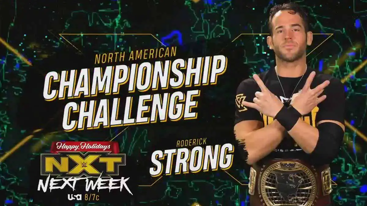 Roderick Strong Open Challenge NXT 25 December 2019