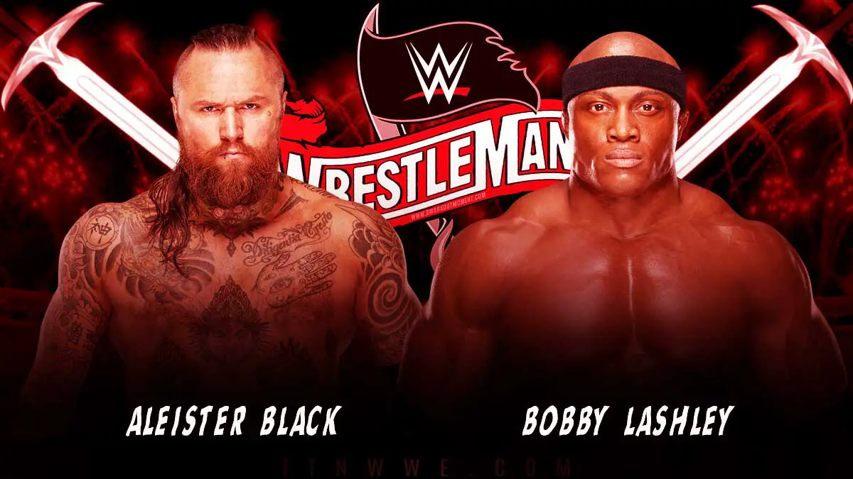 Aleister Black vs Bobby Lashley- WWE WrestleMania 36 2020