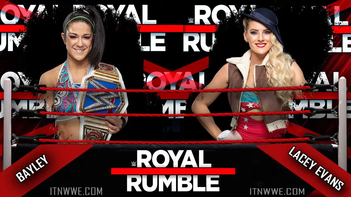 Bayley vs Lacey Evans Royal Rumble 2020
