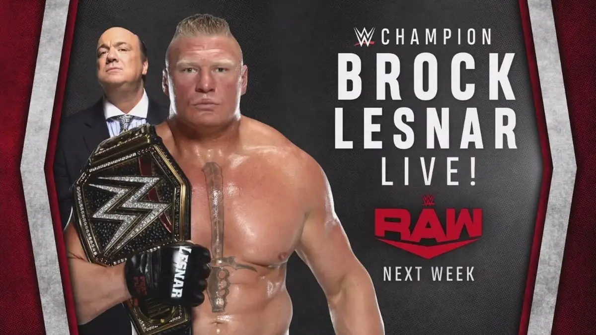 Brock Lesnar WWE RAW 13 January 2020