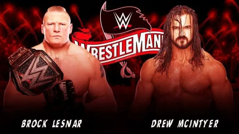 Drew McIntyre Confirms Brock Lesnar Match for WrestleMania 36