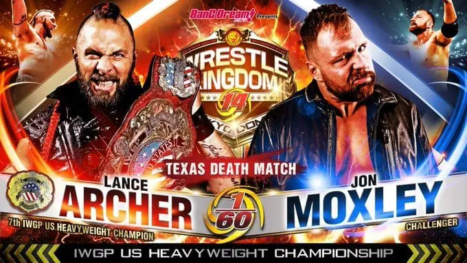 Jon Moxley vs Lance Archer NJPW Wrestle Kingdom Night 1