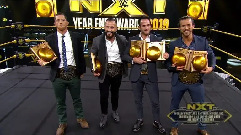 NXT Year End Awards 2019 Revealed, Adam Cole & UE Wins Big