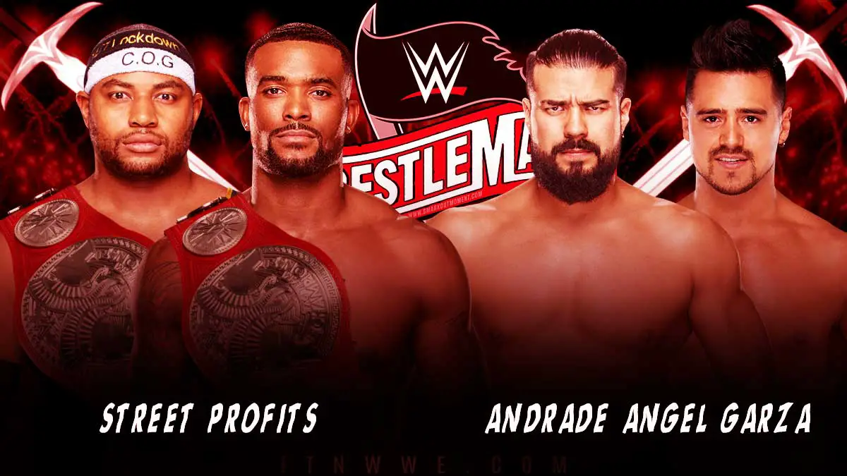 Street Profits WWE RAW Tag Team Championship WrestleMania 36 2020