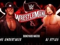 The Undertaker vs AJ Styles - WWE WrestleMania 36 2020