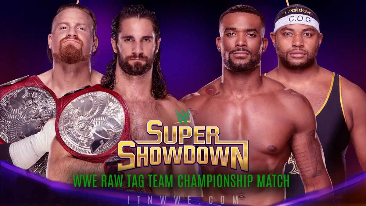 Seth Rollins & Murphy vs Street Profits - WWE RAW Tag Team Championship