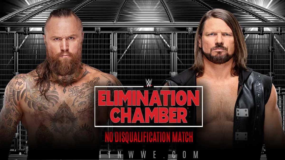 Aleister Black vs AJ Styles- Elimination Chamber 2020