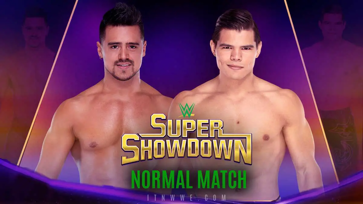 Humberto Carrillo vs Angel Garza at Super ShowDown 2020