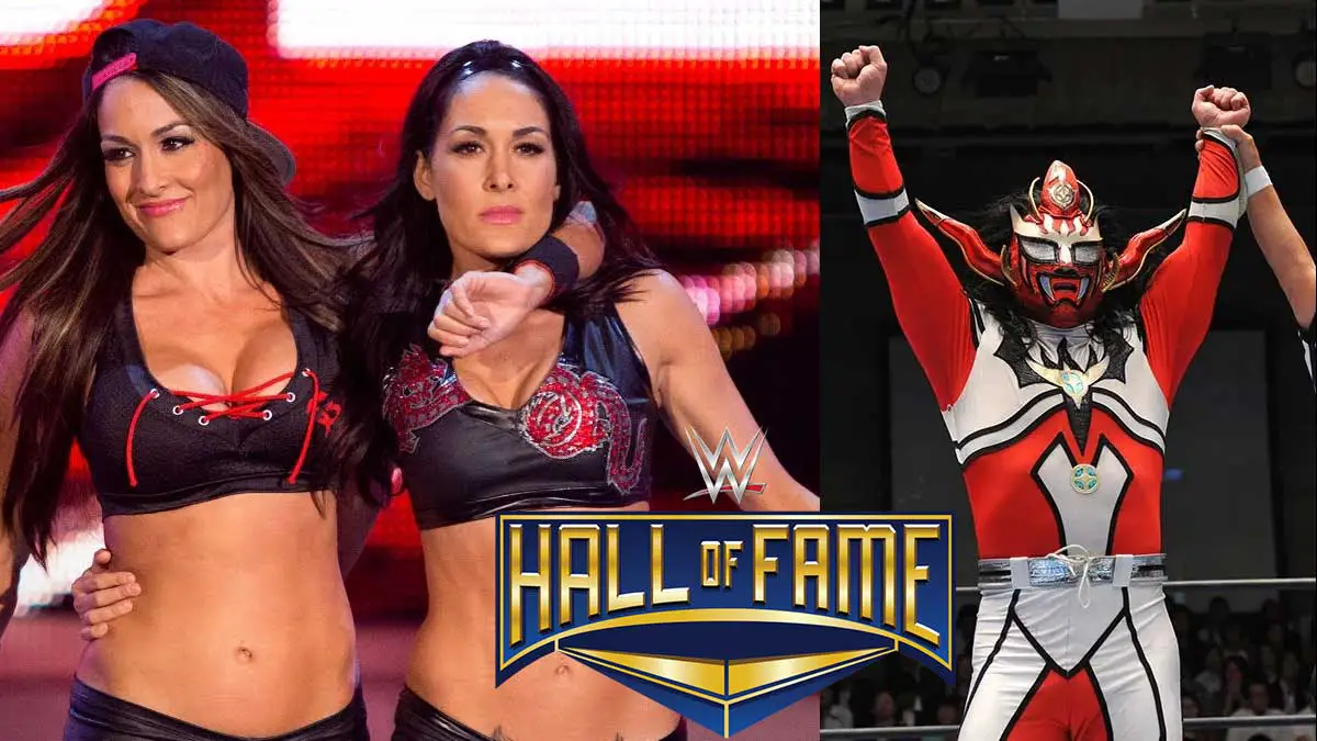 Bella Twins & Jushin Liger WWE Hall of Fame