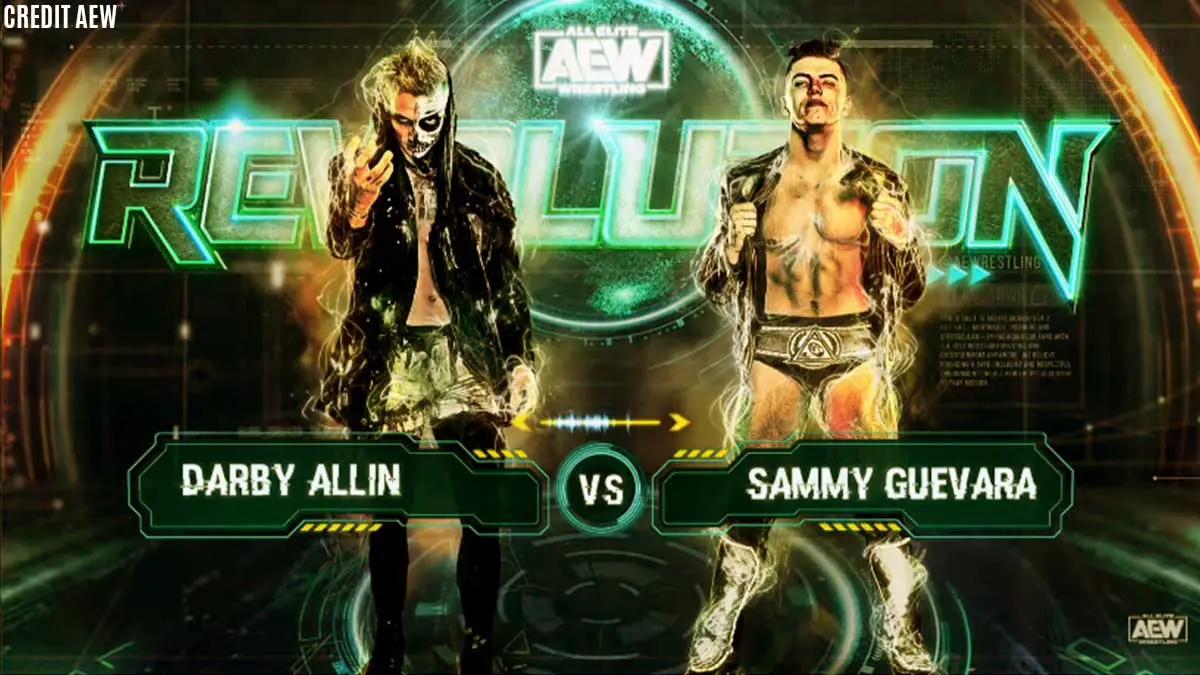 Darby Allin vs Sammy Guevara AEW Revolution 2020
