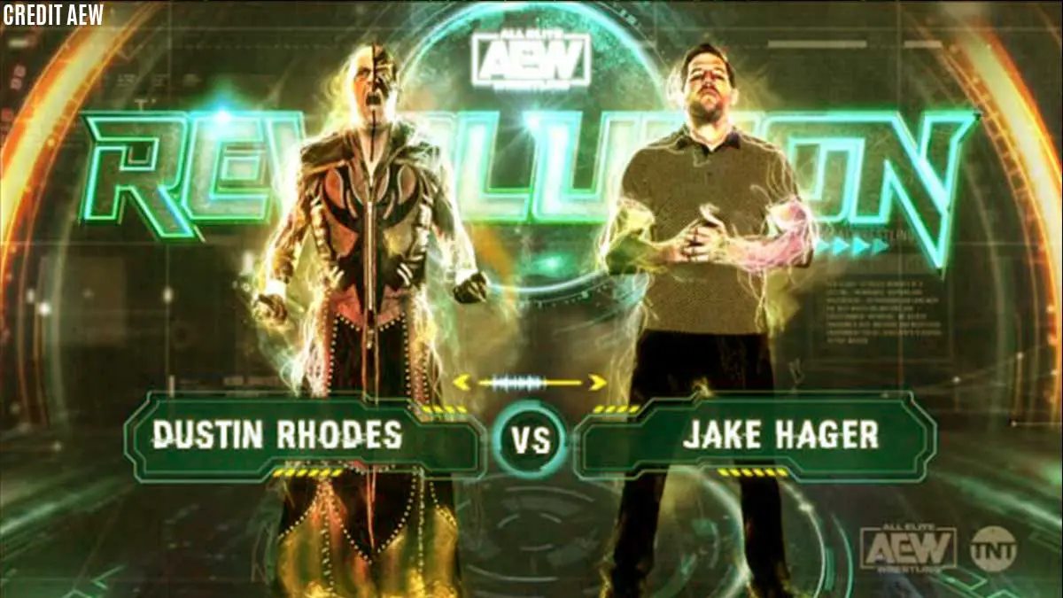 Jake Hager vs Dustin Rhodes AEW Revolution 2020
