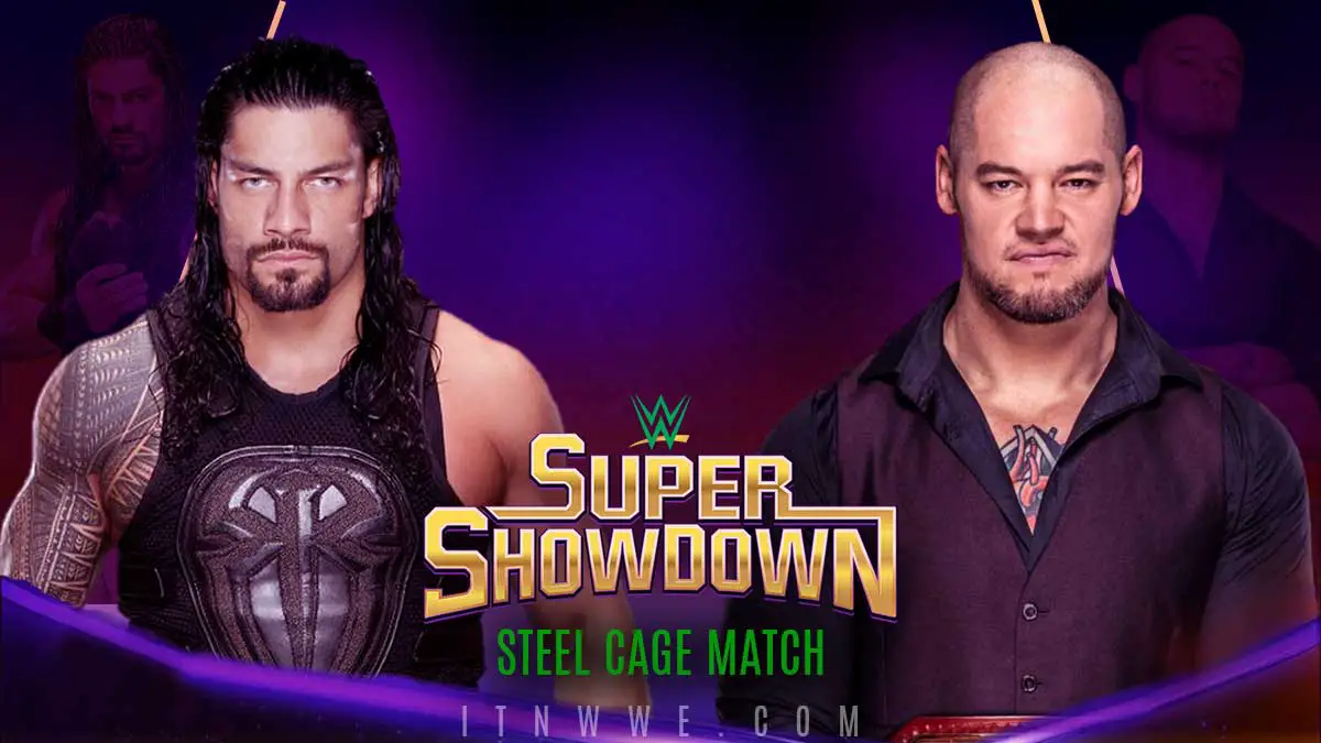 Roman Reign vs King Corbin- WWE Super ShowDown 2020