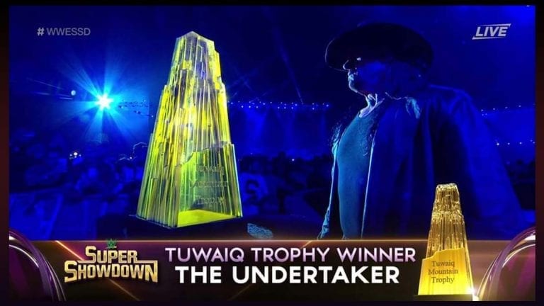 Super ShowDown 2020: Undertaker Wins Tuwaiq Trophy